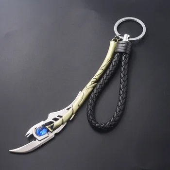 

20pc rongji jewelry marvel Avengers 4 Evil Loki Scepter Thor Keychain energy gem Keyring men women fashion jewelry