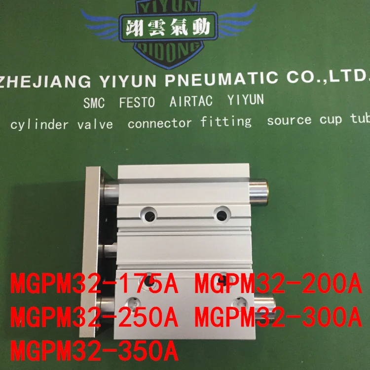 

MGPM32-175A MGPM32-200A MGPM32-250A MGPM32-300A MGPM32-350A MGPL Pneumatic components Thin three Rod Guide Pneumatic Cylinder