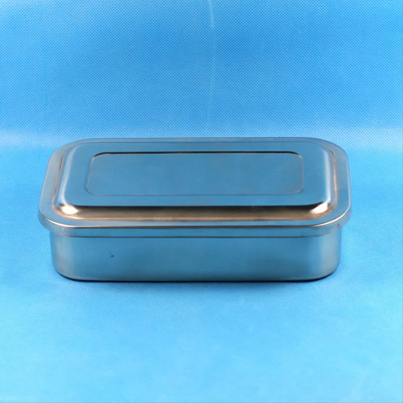 

Acupuncture needle knife sterilization box stainless steel sterilization box rectangle lid 6 double with switch the stomatic