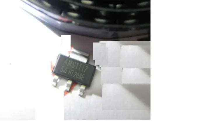 100pcs AMS1117-5.0 original SOT - 223 voltage stabilizing linear regulated power supply IC step-down chip | Компьютеры и офис