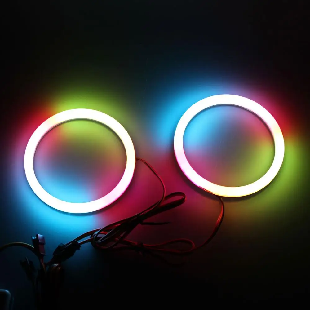 RGBW Angel Eyes вращающийся динамический хлопковый светодиодный непрерывный Bluetooth