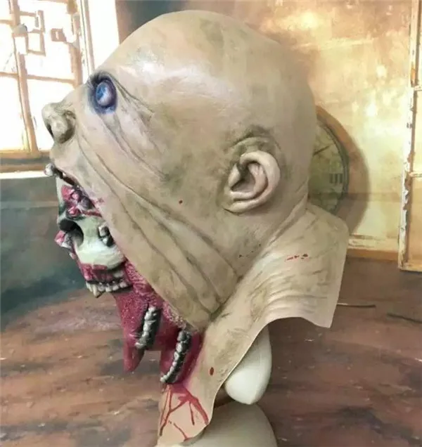 Zombie Mask Soft Rubber Evil Ghost Rot Scary Halloween Party Costume Dress up Gifts - 12