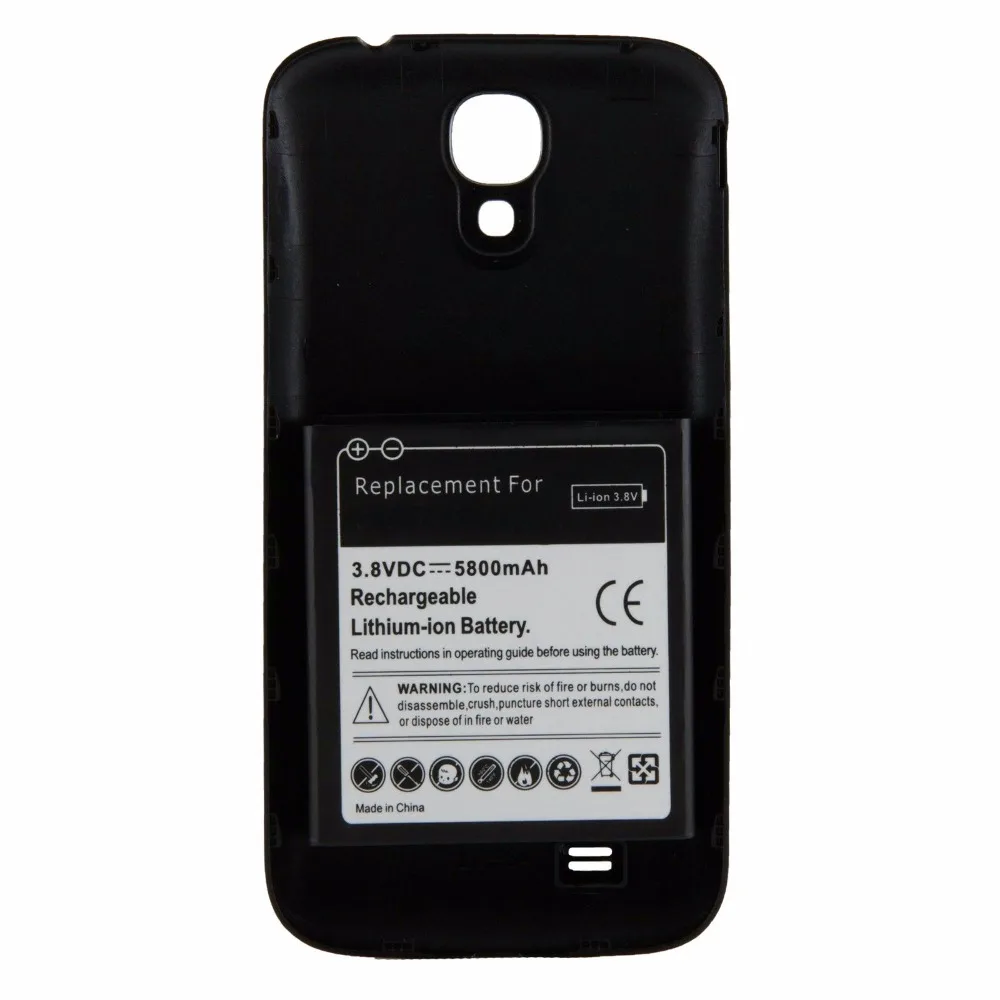 1x5800 мач B600BC Расширенный аккумулятор + задняя крышка для Samsung Galaxy S4 SIV i9500 L720 R970 M919