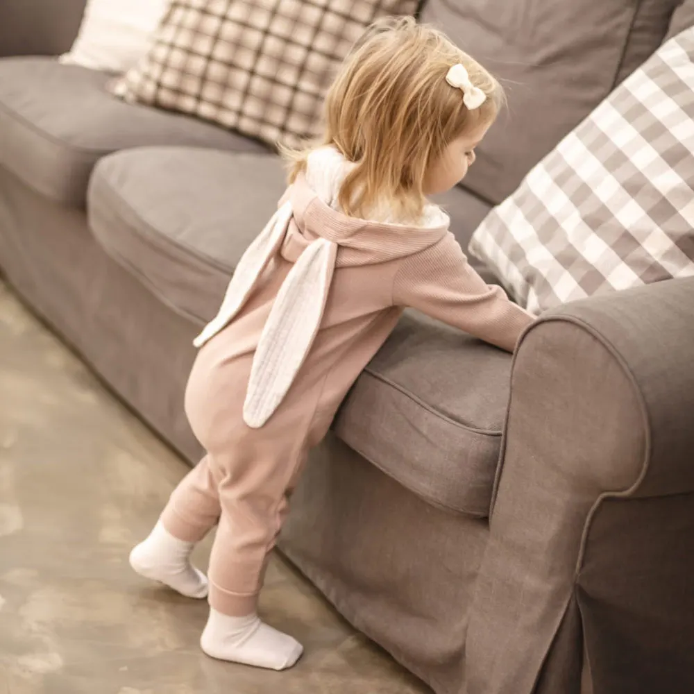 2018 bebé recién nacido niña niño 3D conejo Rompers algodón Zipple Bebe niños niñas niños ropa del mameluco del mono