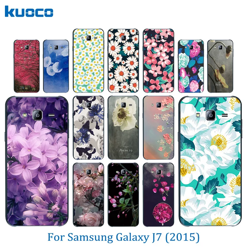 Для Samsung Galaxy J7 2015 J700H J700F J700 SM-J700F мягкий силиконовый чехол матовый защитный чехлы
