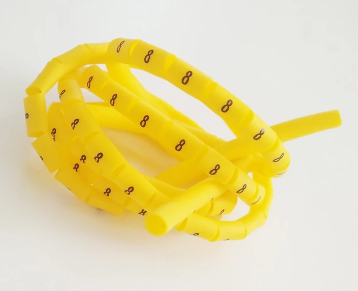 yellow number 8