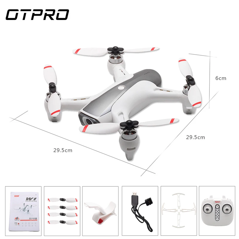 white SYMA WI-Fi 5G 1080P камера WI-Fi FPV Радиоуправляемый Дрон gps оптическое позиционирование потока удержание высоты Следуйте RTF Радиоуправляемый квадрокоптер бесщеточная версия - Цвет: white