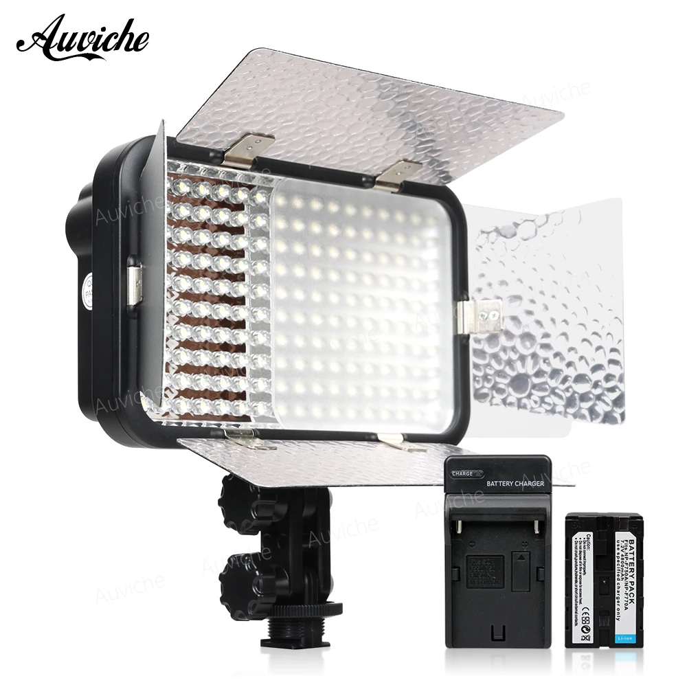 

Godox LED170II LED Video Light Photography light with F750 battery for DSLR Camera DV Camcorder for Wedding News Interview