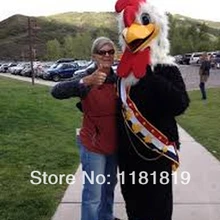 Талисман куриный костюм талисмана-петуха Модный на заказ костюм маскарадные костюмы маскот нарядное платье