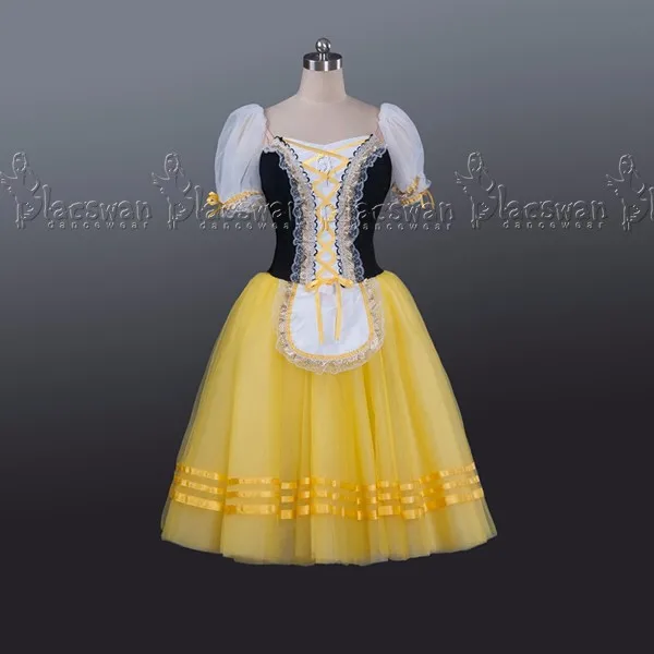 Балетное платье-пачка «Жизель Дега» BT608, желтое, бордовое, цветочное праздничное розовое романтическое крестьянское платье-пачка «Жизель Дега»
