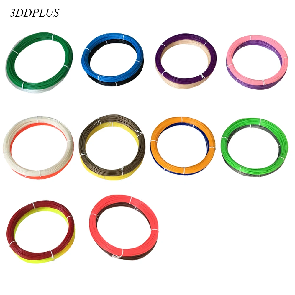 

free shipping ABS 1.75MM X 100M Modeling Stereoscopic Print Filament threads wire For 3D Drawing Printer Pen 20 different colors