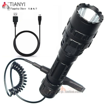 

Torch Hunting 18650 Lantern USB Charging Mini Flashlight LED Flashlight Cree XML-T6 3800lm 5 Mode White Tactical flashlight