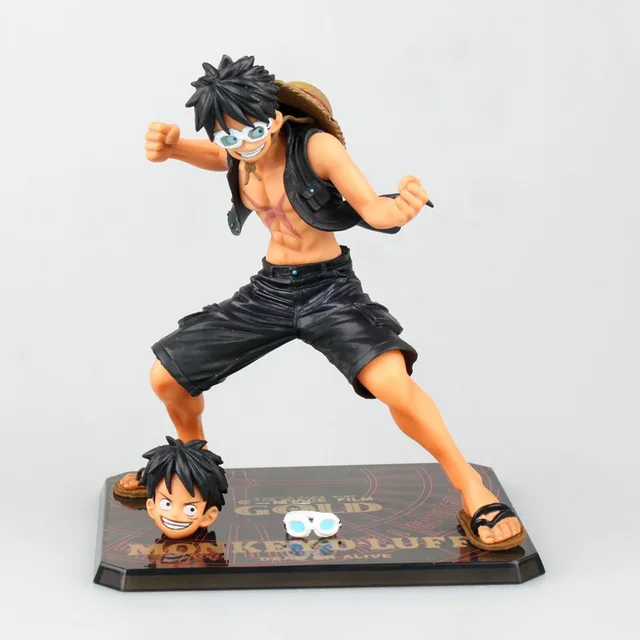 Cheap One Piece Action Figure Monkey D Luffy PVC Figure One Piece Luffy Figuarts ZERO Film Gold Model Toy Figurine One Piece Doll