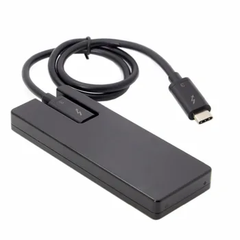 

Xiwai Thunderbolt 3 to PCI Express PCI-E to NVME NGFF M-key AHCI SSD Convert Case Cartridge Enclosure