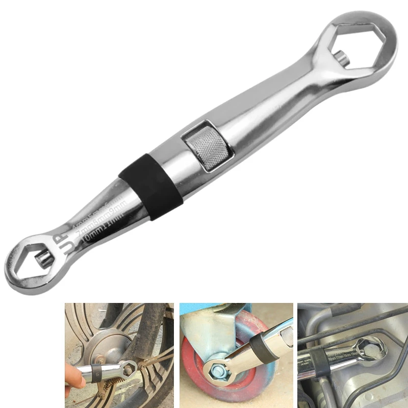 

23-In-1 Multifunctional Adjustable Universal Socket Wrench Hand Tools For Repairing Water Pipes Electrical Maintenance Car