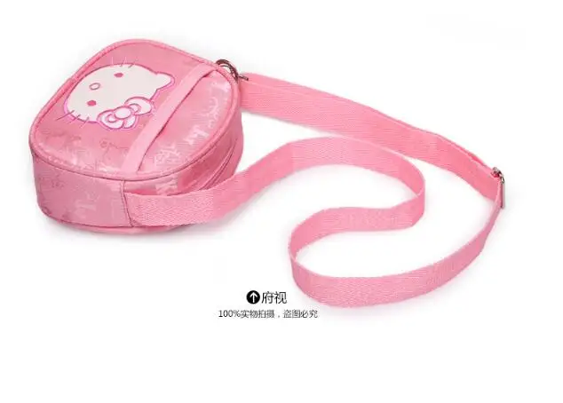Розовые женские сумки hello kitty модные женские сумки через плечо Детские милые высококачественные сумки для монет на молнии Подарочная сумка для девочек