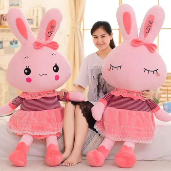 

Cute Princess Veil Rabbit Plush Toy Pillow Doll Girl Birthday Gift Child Doll