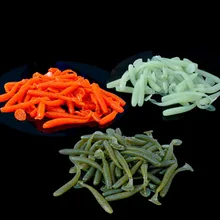 20pcs/lot 70mm Classic Flexible Soft Lures 75mm Artificial Bait Silicone Lure Fishing Tackle Fishing Lures