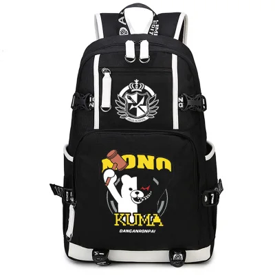 Рюкзак Danganronpa monokuma нейлоновая школьная сумка для косплея Komaeda Nagito Hinata Hajime|nylon school