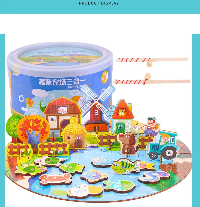2018 Новые магнитные Go доска для рыбалки игры деревянные игрушки Детские интеллект Развивающие игрушки для мальчиков и девочек детские