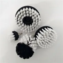 4 шт. белый мягкий ручной набор инструментов кистей мощность скруббер щетка электрическая дрель щетка чистящий набор для чистки кожаных диванов дропшиппинг