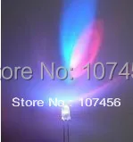 15000 шт 3 мм RGB 7 цветов медленная вспышка светодиодный светодиод(светодиодный) Прозрачный Красочный светодиодный