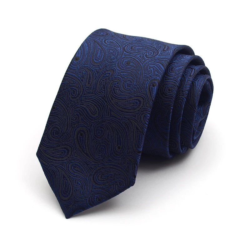 2019 New 8cm High Quality Men Tie Solid Color Print Neckties Fashion