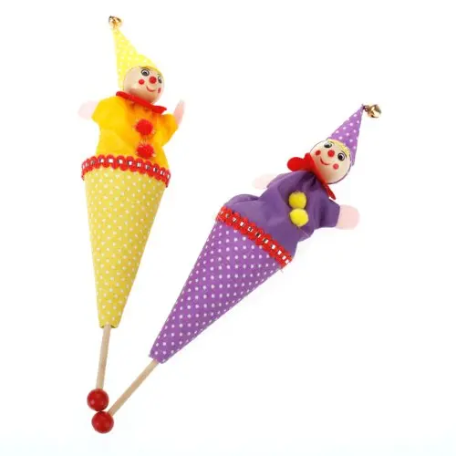 

Hide And Seek Clown Smiley Face Kids Toy w/ Bell