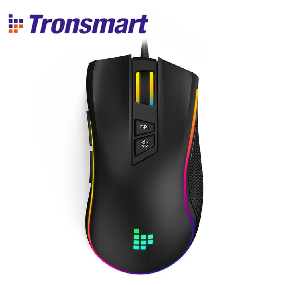 

Original Tronsmart TG007 16.8 Million RGB Wired Gaming Mouse 7200 DPI 9 Programmable Buttons For Computer Laptop PC Gamer Mouse