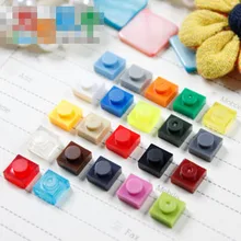 Элементы, детали из кирпича, 3024 пластина, 1x1, Классическая деталь, строительный блок, игрушка, аксессуар, Bricklink 081