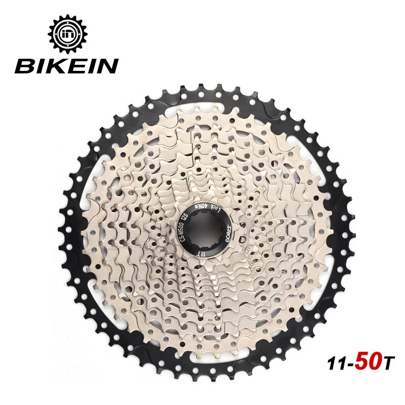 

BIKEIN Mountain Bike 50T Alloy Steel Rear Gear CS-M500 Card Flywheel 12 Speed Transmission Accessories
