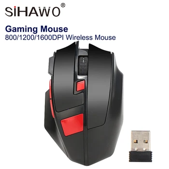 

Wireless Mouse Charging Mouse 2.4G Illuminate Office Mouse Gaming Mouse DC 2.4V 15mA 800/1200/1600DPI 6Button USB Receiver
