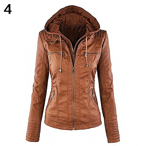 font b Women b font Casual Long Sleeve Slim Hooded Coat font b Jacket b