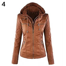 Women Casual Long Sleeve Slim Hooded Coat Jacket Winter Warm Zipper Outwear