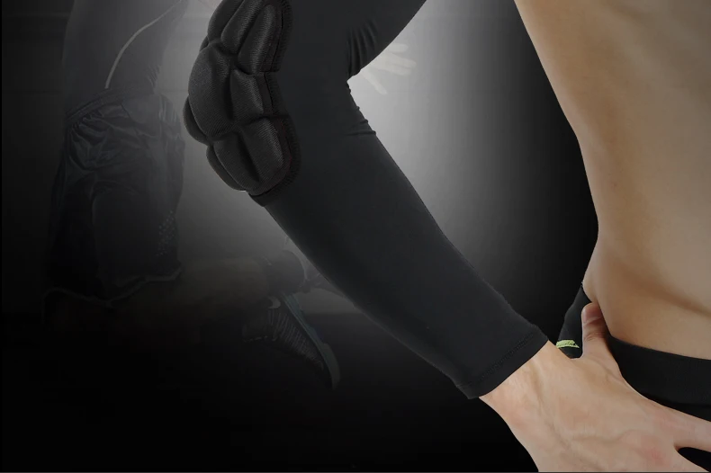 1 шт. сотовые баскетбольные налокотники для бега гетры для рук спортивные налокотники защитные накладки защищенные от царапин велосипедные рукава