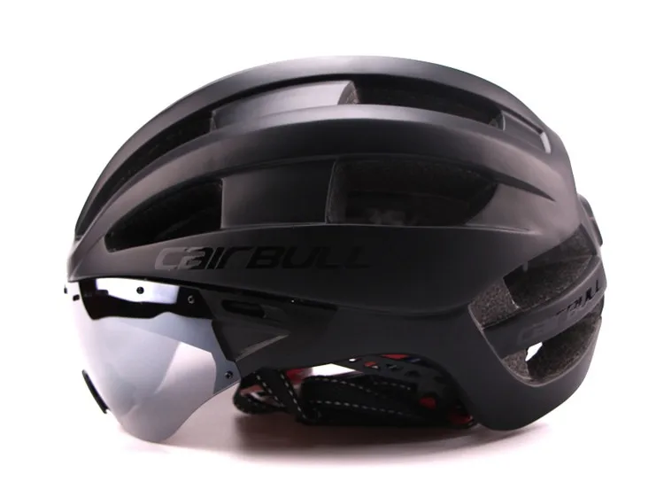 3 линзы Aero ультра-светильник велосипедный шлем Велоспорт велосипед Спорт Безопасность гоночный шлем с очками в форме TT дорожный велосипед матовые шлемы