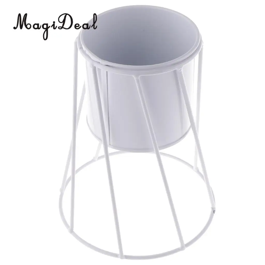 Nordic Iron Art Flower Vases Minimalism Design Flowerpot Tabletop Flower Pot Home Vases Home Office Decor