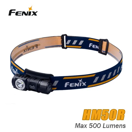 Светодиодный налобный фонарь Fenix компактный долговечный usb-аккумулятор 500 люмен |