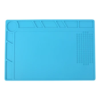 

34x23cm Heat-resistant Soldering Mat Silicone Pad Air Gun Partner Anti-static Maintenance Platform BGA Soldering Repair Station