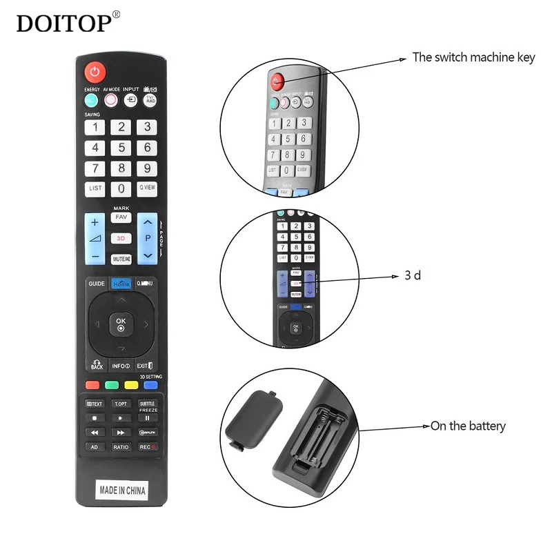 

DOITOP Hot New! LED LCD TV Universal Remote Control For LG TV Smart 3D LED LCD HDTV TV Great Replacement 3D Smart Remote Control