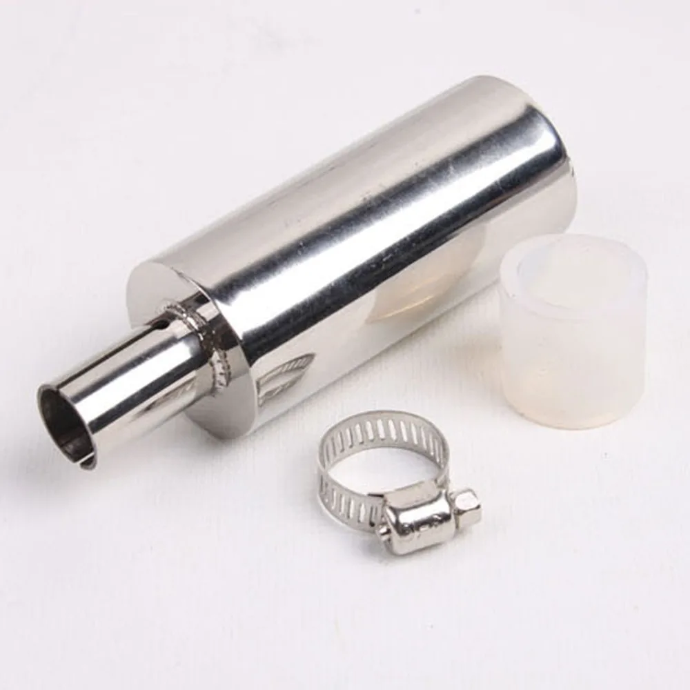 

Mxfans Stainless Steel Muffler for Silencer noice cancelling RC Gas Engine Exhaust Pipe Clamp Reduce Noise