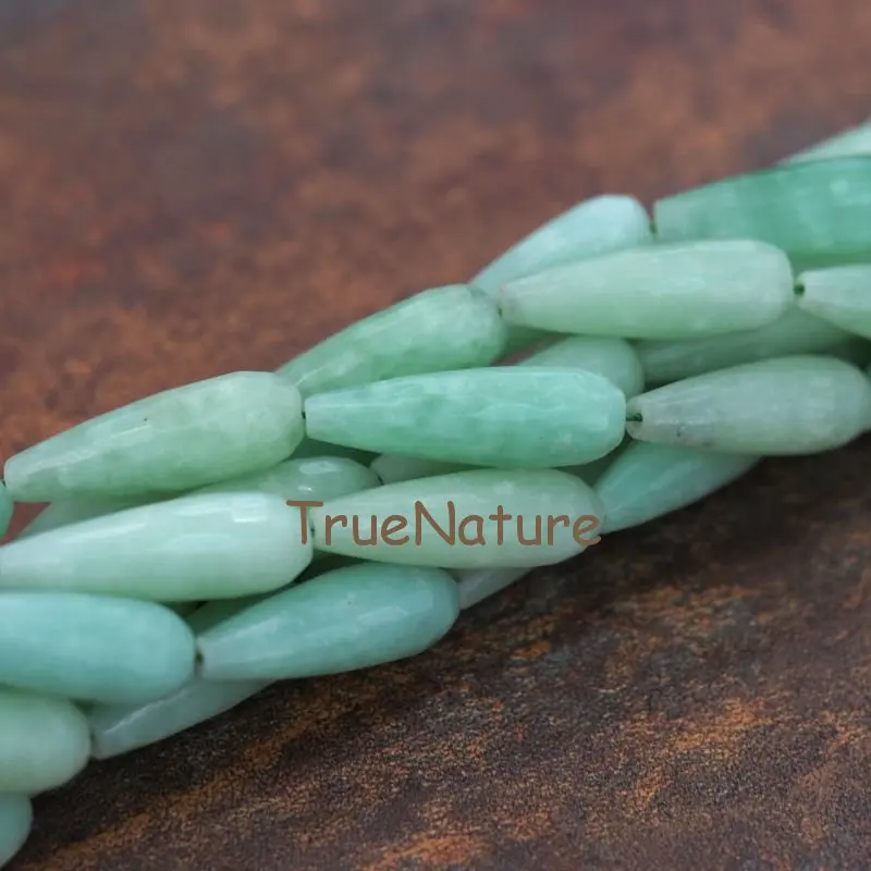 20170926-BE6134- Faceted Pear Shape Loose Beads-10x30mm-4.16g_2