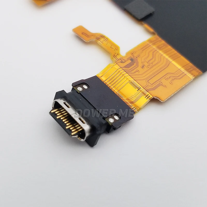 Dower Me USB Тип разъёма-c Зарядное устройство зарядки Порты и разъёмы гибкий кабель для sony Xperia XZ2 Премиум H8166 XZ2P плюс 5,8"