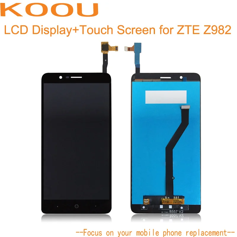 

Mobile Phone LCD Display For ZTE Z982 Touch screen Digitizer Assembly Replacement 6.0'' For ZTE Z982 Screen Sensor