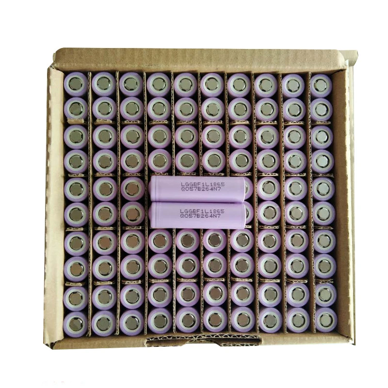 AIMIHUO Original LG 18650F1L 3.7V Li-ion Battery 3350mAh Rechargeable 18650 Battery For Flashlight Headlamp 123 Pcs Batteries  (7)