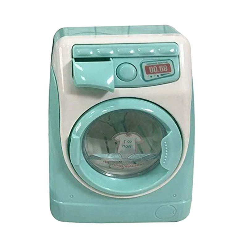 

Mini Educational Simulation Washing Machine Toys Kids Play House Pretend Toy For Children's Miniatura Washing Machine Toy