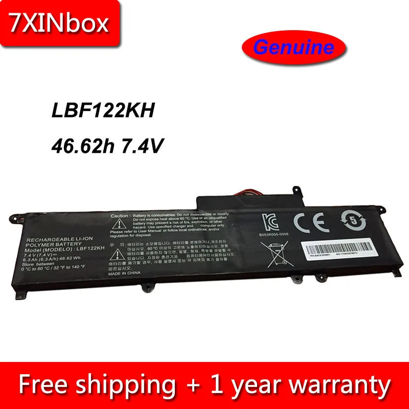 

7XINbox 46.62Wh 7.4V Genuine LBF122KH Laptop Battery For LG Xnote P210 P220 P330 Series Tablet 6300mAh