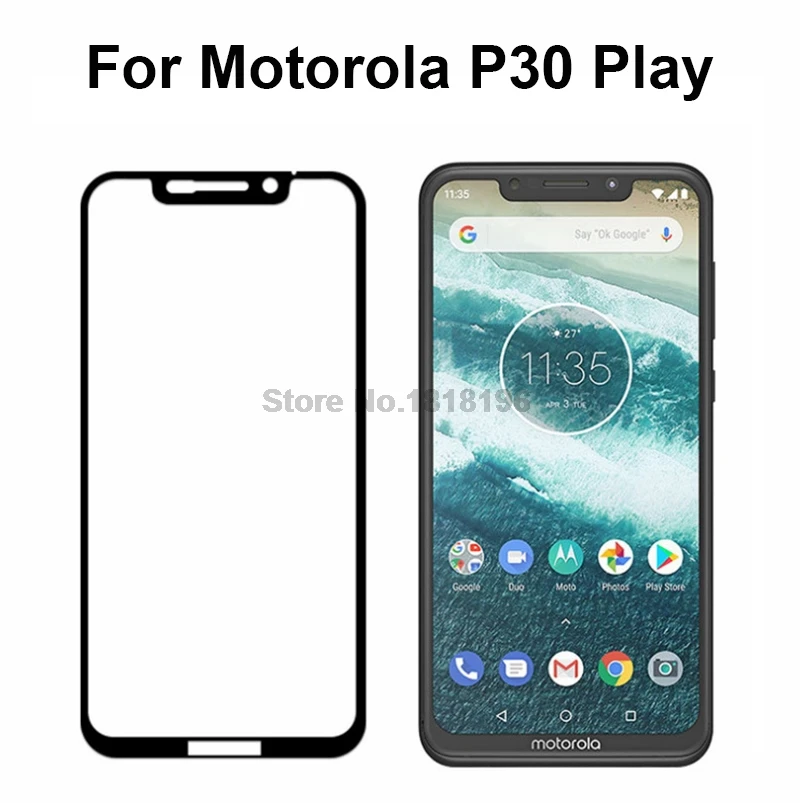 

9H 3D Full Tempered Glass For Motorola One P30 Play Glass Cover Phone Film For Moto P30 Play XT1941-1 XT1941-2 Screen Protector