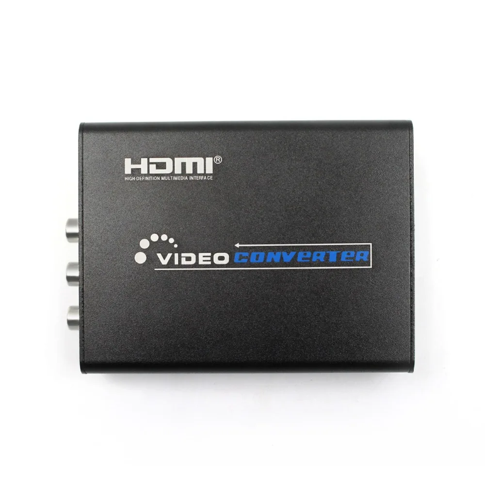 Конвертер HDMI в композитный/AV S Video 5 шт. RCA CVBS/L/R адаптер конвертер видео PAL/NTSC CVBS/S