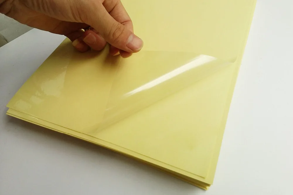 FUNCOLOUR обновления качество 25 мкм толщина A4 пустой прозрачный/прозрачная этикетка наклейка бумаги для лазерного принтера